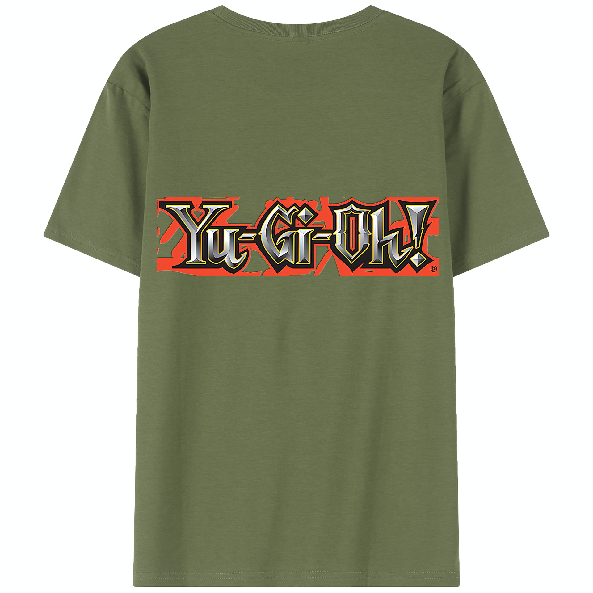 （画像用） 遊☆戯☆王 Yu-Gi-Oh! 綿100％半袖Tシャツ（背面プリント）